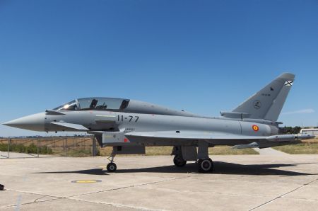 A Spanish Eurofighter Typhoon